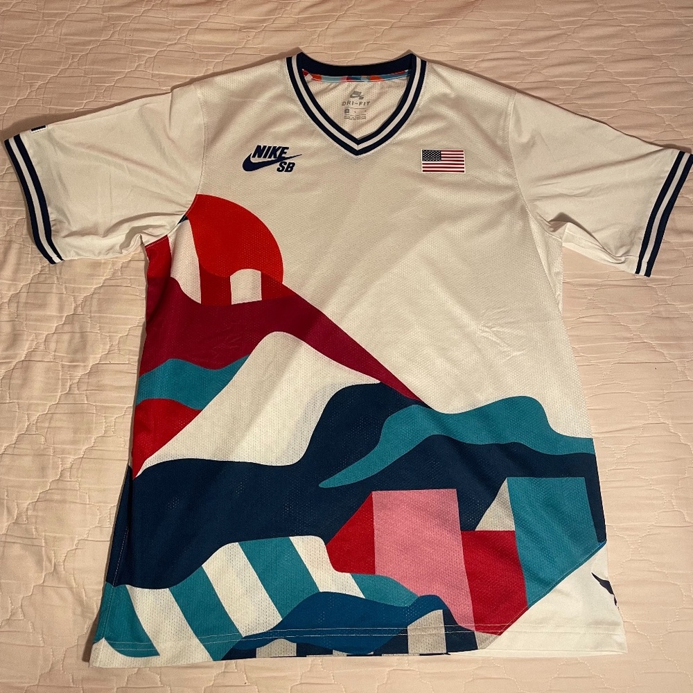 COPY - Nike SB x Parra Team USA Skateboarding Kit Crew Jersey, Size M